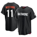 Kdoa B.Orioles #11 Jordan Westburg Player Black City Connect Home Game Stitched Jerseys