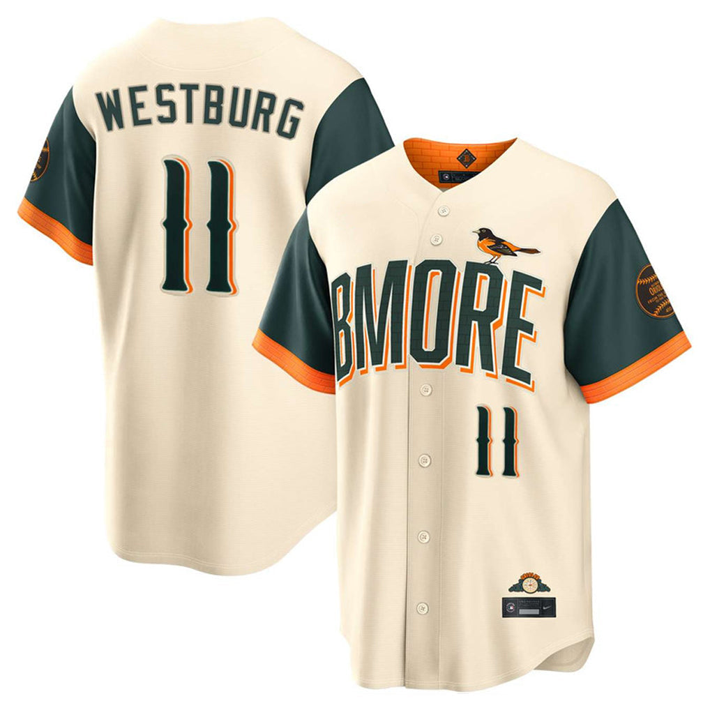 Kdoa B.Orioles #11 Jordan Westburg Player Cream 2026 City Connect Home Game Stitched Jerseys