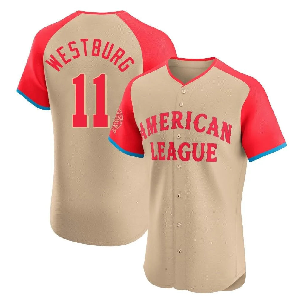 Kdoa B.Orioles #11 Jordan Westburg Player Cream American League All-Star Limited Elite Home Game Stitched Jerseys