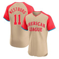 Kdoa B.Orioles #11 Jordan Westburg Player Cream American League All-Star Limited Elite Home Game Stitched Jerseys