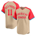 Kdoa B.Orioles #11 Jordan Westburg Player Cream American League All-Star Limited Home Game Stitched Jerseys