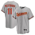 Kdoa B.Orioles #11 Jordan Westburg Player Gray Home Game Stitched Jerseys