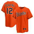 Kdoa B.Orioles #12 Dylan Beavers Player Orange Home Game Stitched Jerseys