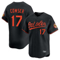 Kdoa B.Orioles #17 Colton Cowser Player Black Limited Home Game Stitched Jerseys