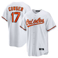 Kdoa B.Orioles #17 Colton Cowser Player White Home Game Stitched Jerseys