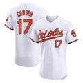 Kdoa B.Orioles #17 Colton Cowser Player White Limited Elite Home Game Stitched Jerseys
