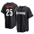 Kdoa B.Orioles #25 Pete Alonso Player Black City Connect Home Game Stitched Jerseys