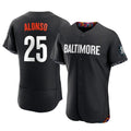 Kdoa B.Orioles #25 Pete Alonso Player Black City Connect Limited Elite Home Game Stitched Jerseys