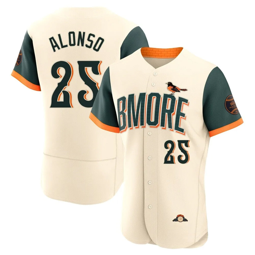 Kdoa B.Orioles #25 Pete Alonso Player Cream 2026 City Connect Limited Elite Home Game Stitched Jerseys