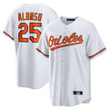 Kdoa B.Orioles #25 Pete Alonso Player White Home Game Stitched Jerseys