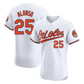 Kdoa B.Orioles #25 Pete Alonso Player White Limited Elite Home Game Stitched Jerseys
