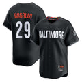 Kdoa B.Orioles #29 Samuel Basallo Player Black City Connect Limited Home Game Stitched Jerseys