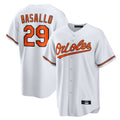 Kdoa B.Orioles #29 Samuel Basallo Player White Home Game Stitched Jerseys