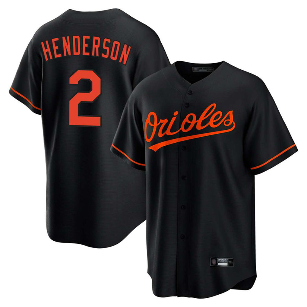 Kdoa B.Orioles #2 Gunnar Henderson Player Black Home Game Stitched Jerseys