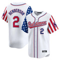 Kdoa B.Orioles #2 Gunnar Henderson Player White Independence Day Vapor Premier Limited Home Game Stitched Jerseys