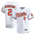 Kdoa B.Orioles #2 Gunnar Henderson Player White Limited Home Game Stitched Jerseys