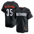 Kdoa B.Orioles #35 Adley Rutschman Player Black City Connect Limited Home Game Stitched Jerseys