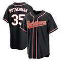 Kdoa B.Orioles #35 Adley Rutschman Black Out Home Game Stitched Jerseys