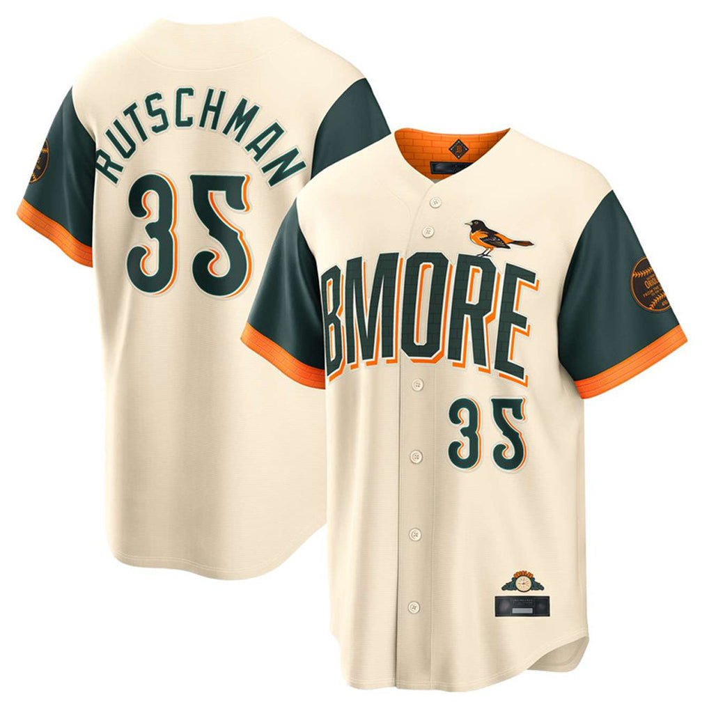 Kdoa B.Orioles #35 Adley Rutschman Player Cream 2026 City Connect Home Game Stitched Jerseys