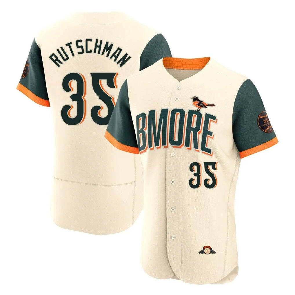 Kdoa B.Orioles #35 Adley Rutschman Player Cream 2026 City Connect Limited Elite Home Game Stitched Jerseys