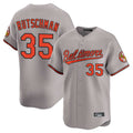 Kdoa B.Orioles #35 Adley Rutschman Gray Limited Home Game Stitched Jerseys