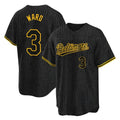 Kdoa B.Orioles #3 Taylor Ward Player Black Snake Skin City Home Game Stitched Jerseys