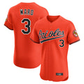 Kdoa B.Orioles #3 Taylor Ward Player Orange Limited Elite Home Game Stitched Jerseys