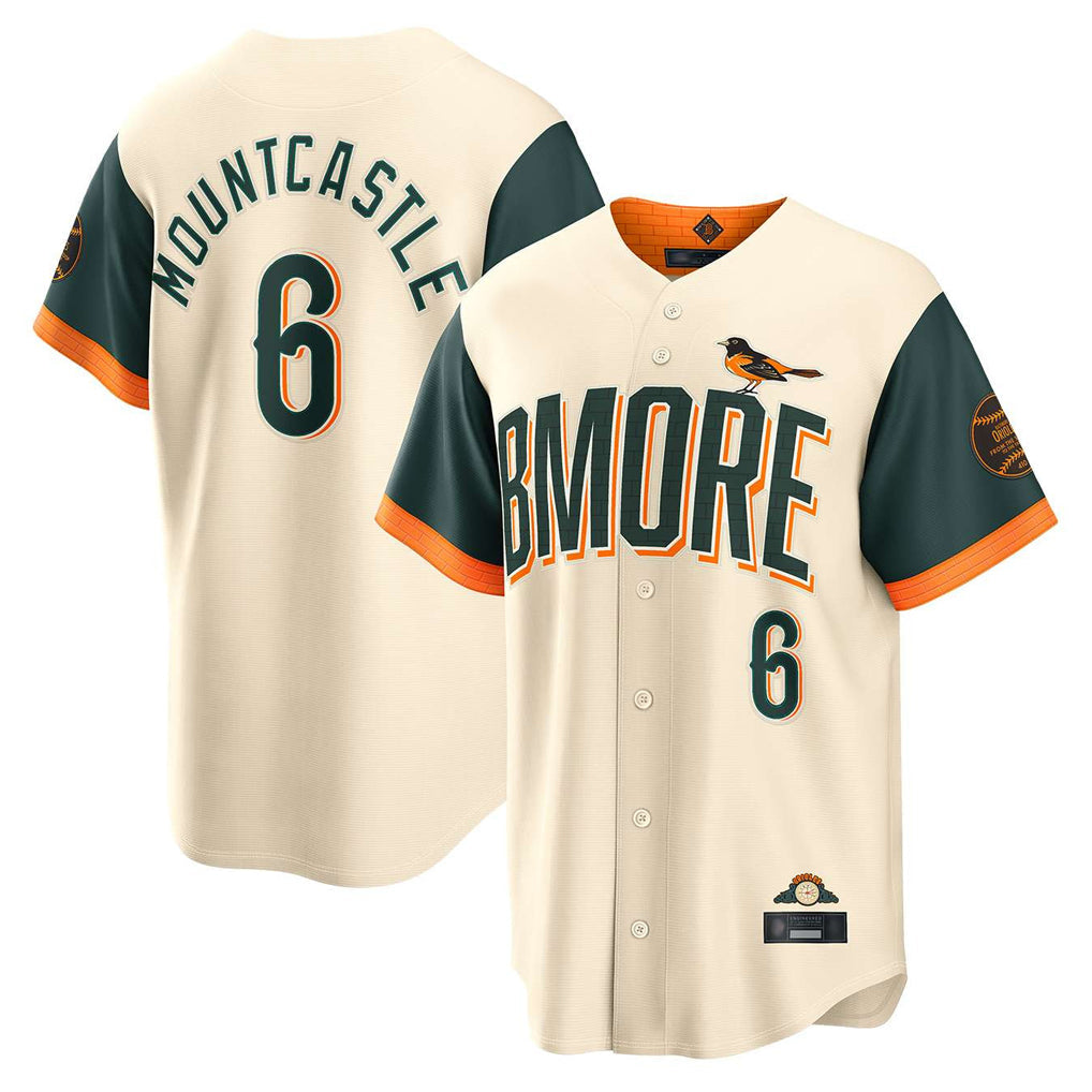 Kdoa B.Orioles #6 Ryan Mountcastle Player Cream 2026 City Connect Home Game Stitched Jerseys