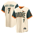Kdoa B.Orioles #7 Jackson Holliday Player Cream 2026 City Connect Home Game Stitched Jerseys