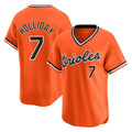 Kdoa B.Orioles #7 Jackson Holliday Player Orange T-shirt Limited Home Game Stitched Jerseys