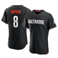 Kdoa B.Orioles #8 Cal Ripken Player Black City Connect Limited Elite Home Game Stitched Jerseys