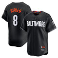 Kdoa B.Orioles #8 Cal Ripken Player Black City Connect Limited Home Game Stitched Jerseys