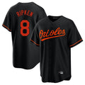 Kdoa B.Orioles #8 Cal Ripken Player Black Home Game Stitched Jerseys