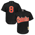 Kdoa B.Orioles #8 Cal Ripken Player Black Mitchell & Ness 1997 Cooperstown Mesh Game Stitched Jerseys
