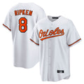 Kdoa B.Orioles #8 Cal Ripken Player White Home Game Stitched Jerseys