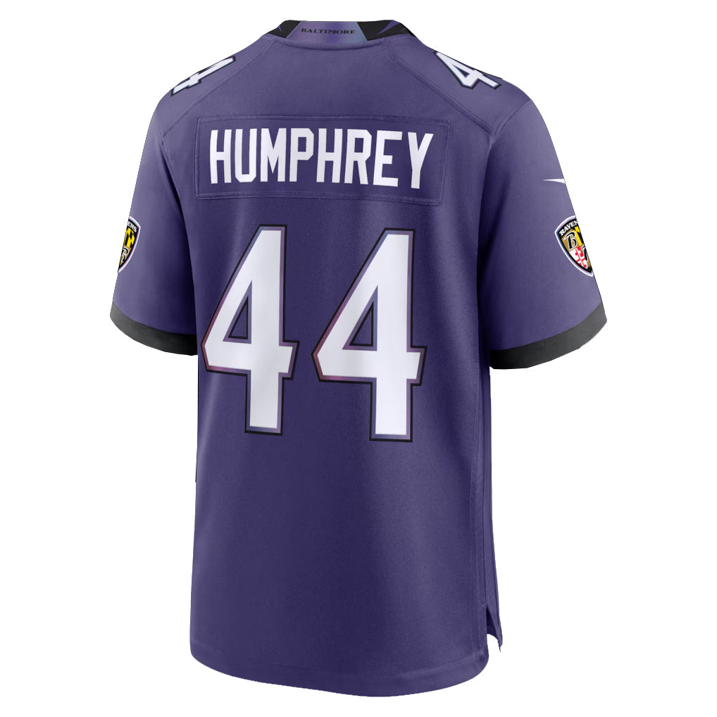 Kdoa B.Ravens #44 Marlon Humphrey Player Purple Home Game Stitched Jerseys