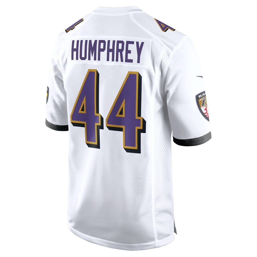 Kdoa B.Ravens #44 Marlon Humphrey Player White Alternate Home Game Stitched Jerseys