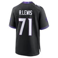 Kdoa B.Ravens #71 Olaivavega Ioane Player Black Home Game Stitched Jerseys