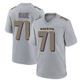 Kdoa B.Ravens #71 Olaivavega Ioane Player Gray Replica Limited Stitched Jerseys