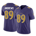Kdoa B.Ravens #89 Mark Andrews Player Purple Vapor F.U.S.E. Limited Game Stitched Jerseys