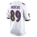 Kdoa B.Ravens #89 Mark Andrews Player White Alternate Home Game Stitched Jerseys