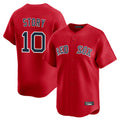 Kdoa B.Red Sox #10 Trevor Story Player Red Limited Home Game Stitched Jerseys
