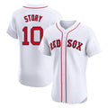 Kdoa B.Red Sox #10 Trevor Story Player White Limited Elite Home Game Stitched Jerseys