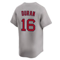 Kdoa B.Red Sox #16 Jarren Duran Player Gray Road Limited Home Game Stitched Jerseys