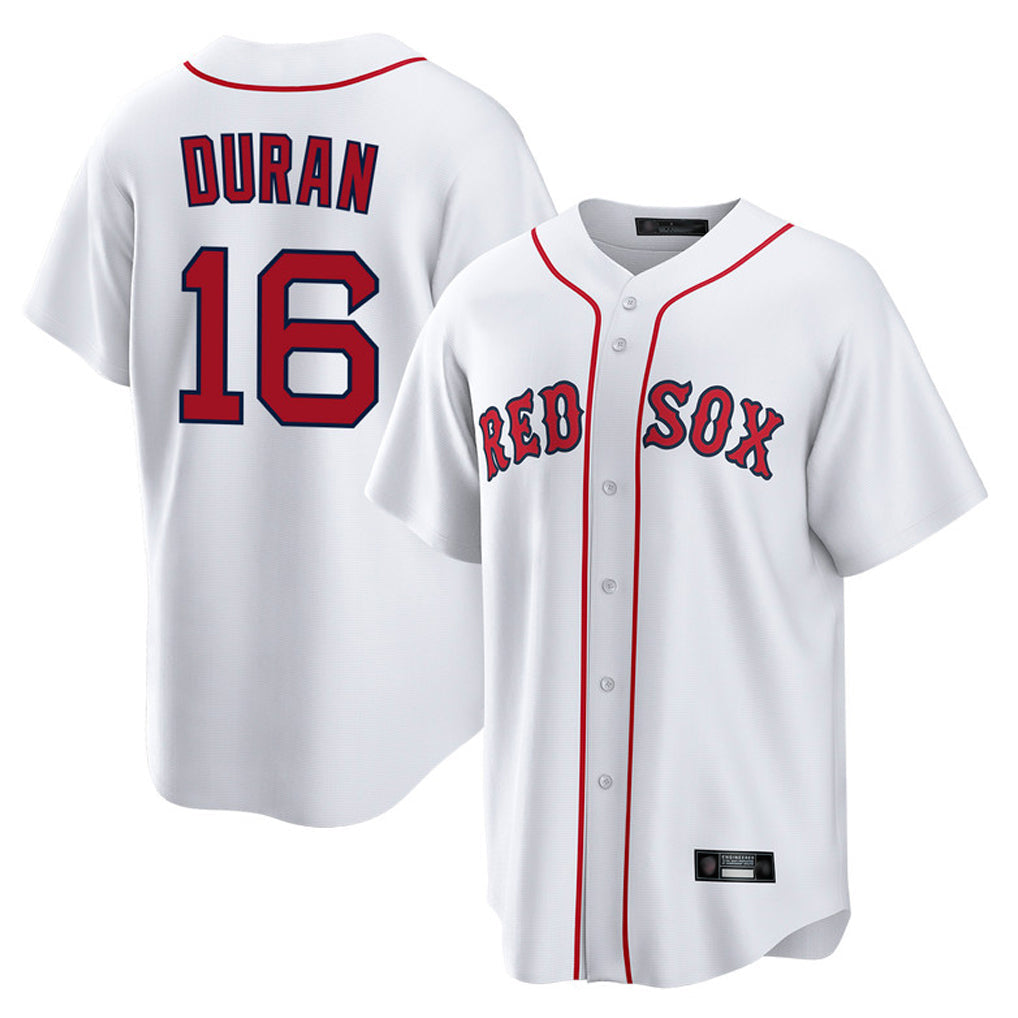 Kdoa B.Red Sox #16 Jarren Duran Player White Home Game Stitched Jersey