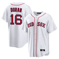 Kdoa B.Red Sox #16 Jarren Duran Player White Home Game Stitched Jersey