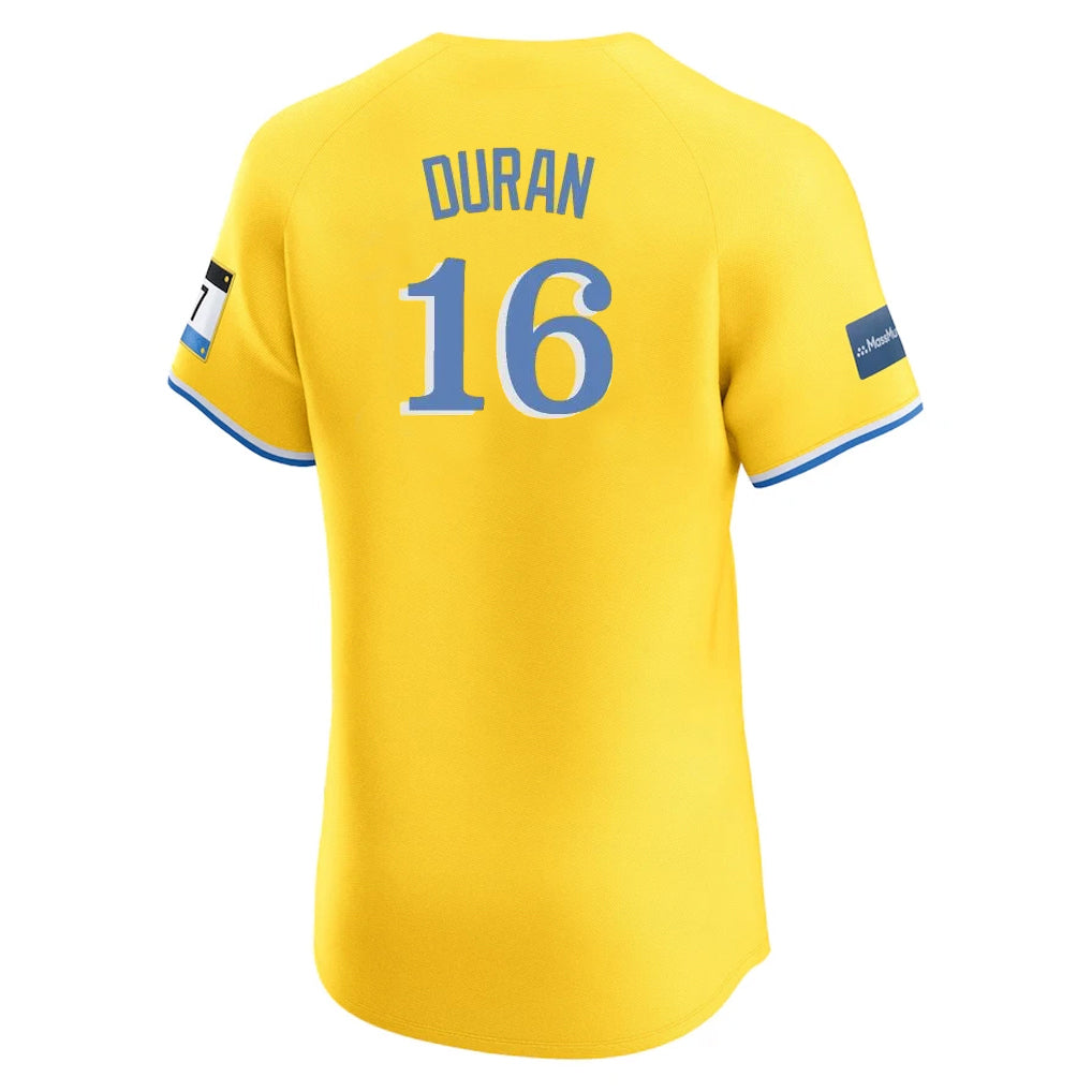 Kdoa B.Red Sox #16 Jarren Duran Player Yellow Limited Elite Home Game Stitched Jerseys