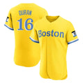 Kdoa B.Red Sox #16 Jarren Duran Player Yellow Limited Elite Home Game Stitched Jersey