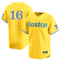 Kdoa B.Red Sox #16 Jarren Duran Player Yellow Limited Home Game Stitched Jersey