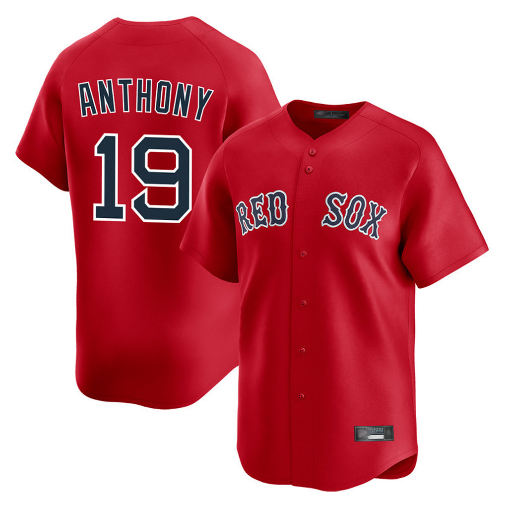 Kdoa B.Red Sox #19 Roman Anthony Player Red Limited Home Game Stitched Jerseys